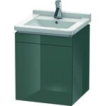 Duravit Waschtischunterbau L-CUBE 447x460x558mm Ans re dolo grey hochglanz