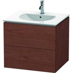 Duravit Waschtischunterbau L-CUBE 514x620x550mm amerikanisch nussbaum