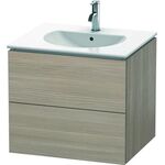 Duravit Waschtischunterbau L-CUBE 514x620x550mm pine silver