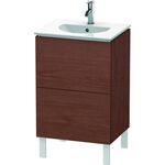 Duravit Waschtischunterbau L-CUBE 419x520x704mm amerikanisch nussbaum
