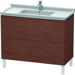 Duravit Waschtischunterbau L-CUBE 469x1020x712mm amerikanisch nussbaum