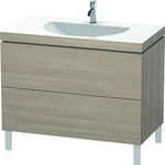 Duravit Möbelwaschtisch L-CUBE 1000x540mm o ÜL 1 Hahnloch pine silver
