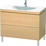 Duravit Möbelwaschtisch L-CUBE 1000x540mm o ÜL 1 HL mediterrane eiche