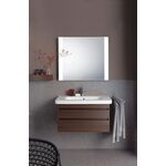 Duravit Spiegel LICHT&SPIEGEL 34x800x700mm Be weiß matt transluzent