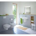 Duravit Wand-WC D-CODE RIMLESS tief, 355x540mm HygieneGlaze weiß