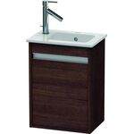 Duravit Waschtischunterbau KETHO 550x400x285mm Ans rechts kastanie dunkel