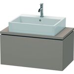 Duravit Konsolenunterschrank L-CUBE 400x820x477mm basalt matt