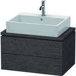 Duravit Konsolenunterschrank L-CUBE 400x720x477mm eiche dunkel gebürstet
