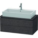 Duravit Konsolenunterschrank L-CUBE 400x920x477mm eiche dunkel gebürstet