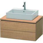 Duravit Konsolenunterschrank L-CUBE 400x820x547mm europäische eiche