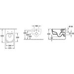 V&B Combi-Pack AVENTO m WWC ti. DF und WC-Sitz stone white C+