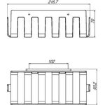 Emco Wandkorb SYSTEM 2 m verdeckter Befestigung abnehmbar chrom