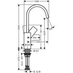 HG EH-WT-MI VIVENIS 210 ohne Ablaufgarnitur mattweiß