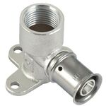 Multitubo Press-Wandscheibe m Flansch ZetaPlus 20x1/2" IG - VPE: 10
