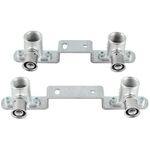Multitubo Halteplattenset GEMINI m Flansch 16x1/2" IG - 120mm