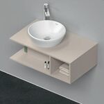 Duravit Waschtischunterbau Compact D-NEO 1 Fach rechts 260x800x480mm taupe