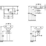 V&B Waschtisch O.NOVO 550x460mm o HL ohne ÜL we C+