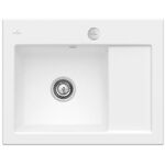 V&B Spüle SUBWAY 45 COMPACT 650x510mm Be li Exzent. stone whote C+