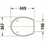 Duravit WC-Sitz ohne Absenkautomatik weiß