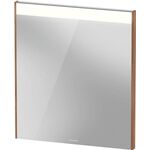 Duravit Spiegel BRIOSO 620x35mm, mit Beleuchtung nussbaum natur