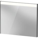 Duravit Spiegel BRIOSO 820x35mm, mit Beleuchtung graphit matt