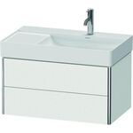 Duravit Waschtischunterbau XSQUARE 397x784x460mm, 2 Schubkästen weiß matt