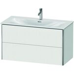 Duravit Waschtischunterbau XSQUARE 560x1010x478mm, 2 Schubkästen weiß matt