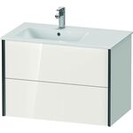 Duravit Waschtischunterbau XVIU 560x810x480mm Prof. sw ma weiß hochglanz