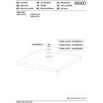 Keuco Kopfbrause EDITION 300 eckig 250x250mm sw ma