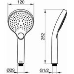 Keuco Handbrause IXMO Normal- Soft- Massagest ES-fin