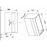 Keuco Waschtischunterbau STAGELINE 1000x625x490mm cash