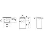 Laufen Aufsatzhandwaschbecken LUA 45x34cm o ÜL ÜLK u ge. 1 HL-A we LCC