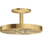Kopfbrause 280 1jet AXOR ONE mit Deckenanschluss brushed gold optic