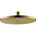 Tellerkopfbrause 240 1jet AXOR STARCK DN 15 polished gold optic