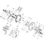 Thermostat AXOR MONTREUX UP m Ab u ÜL-Ventil u HGri bru bl chrome