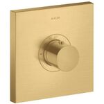 Thermostat SQUARE AXOR SHOWERSOLUTIONS Highflow, Unterputz brushed gold optic