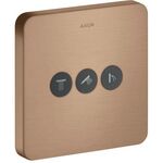 Ventil SHOWERSELECT SOFT AXOR UP für 3 Verbraucher brushed red gold