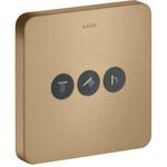 Ventil SHOWERSELECT SOFT AXOR UP für 3 Verbraucher brushed bronze
