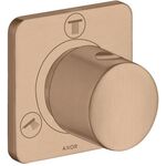 Abstell- u Umstellventil AXOR CITTERIO M Trio/Quattro, Unterputz brushed red gol