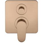 Einhebel-Wannenmischer AXOR CITTERIO M Unterputz brushed red gold