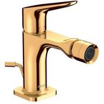 Einhebel-Bidetmischer AXOR CITTERIO M DN 15 m ZAG 1 1/4Zoll polished gold optic