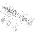 Thermostat AXOR CITTERIO UP m Ab-/Umstellv. u HGri bru red gold