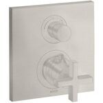 Thermostat AXOR CITTERIO UP m Abstellventil u KreGr Stain st opt