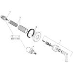 Abstellventil AXOR CITTERIO DN 15/DN 20 UP m HGri pol. gold optic