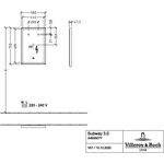 V&B Spiegel SUBWAY 3.0 500x750x47,5mm White Matt