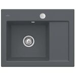 V&B Spüle SUBWAY 45 COMPACT 650x510mm Be li Exzent. graphit