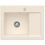 V&B Spüle SUBWAY 45 COMPACT 650x510mm Be li Exzent. ivory