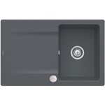 V&B Einbauspüle SILUET 45 FLAT 780x490mm Exzent. graphit
