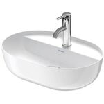 Duravit Aufsatzbecken LUV o ÜL m HLB 500x350mm 1 Hahnloch weiß