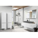V&B Hochschrank LEGATO 400x1550x350mm Türanschl re Glossy White